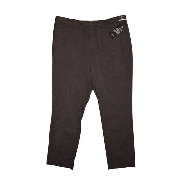 JONES NEW YORK NEW $99 Charcoal Modern Slim Comfort Stretch Hybrid Pant Men's 40 - Picture 1 of 3